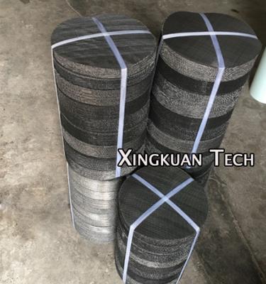 China Metal Carbon Steel Screen Filter Mesh For PP / HDPE Recycling 20 - 150 Mesh for sale