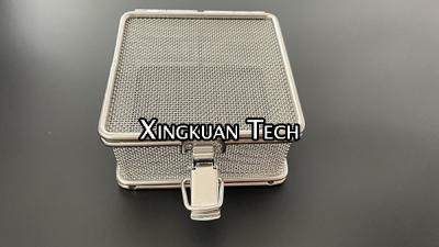 China Stainless Steel Precision Disinfection Box Dental Instruments Storage en venta
