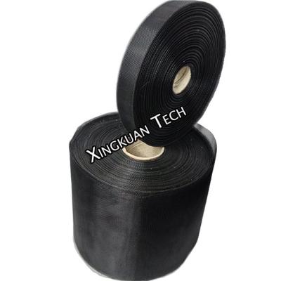 China Black Epoxy Coating Long Lifetime Supporting Wire Mesh Screen Fabric Filter Element Use for sale