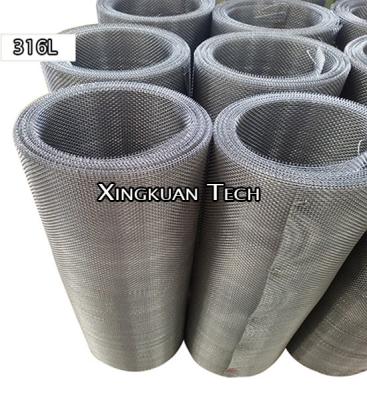 China 1 - 24 Mesh Stainless Steel 316L Crimped Wire Mesh Roll With Beautiful Packing for sale