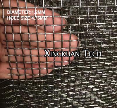 China 304 316 Stainless Steel Crimped Woven Wire Mesh For Sieve Industry for sale