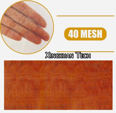 China 99.9% Pure Copper Wire Mesh 40 Mesh 0.12mm 0.15mm 0.18mm 0.2mm Dense Screen for sale