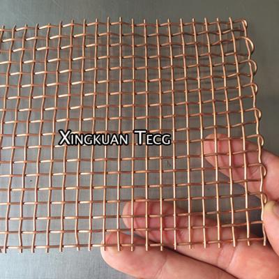China 6 Mesh 0.4mm 0.5mm 0.6mm 0.7mm 99.9% Copper Wire Mesh Dense Screen for sale