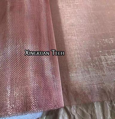 China Película de malla de alambre de metal tejido de 30 malla de cobre Apertura 0,57-0,72 mm 99% puro en venta