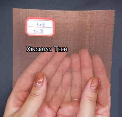 Chine 50 mailles de filet de fil de cuivre rouge à tissu simple,990,9% de cuivre, couleur rouge à vendre