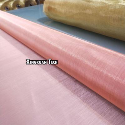 Chine 180 mailles filet de fil de cuivre rouge, ouverture 0,08-0,09 mm, tissage simple, couleur rouge à vendre