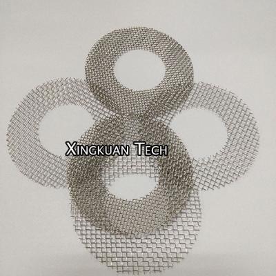 China Disco de pantalla de filtro de anillo de malla de alambre de acero inoxidable SUS de 50 mmx25 mm para secador de secado por soplo en venta
