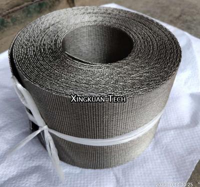 China Stainless Steel Continuous Filter Belt Reverse Dutch Weave Wire Mesh Screen For Auto Screen Changer for sale
