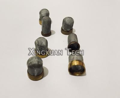 China Roestvrij staaldraad Mesh Filter Screen With Brass Rim Edge For Fuel Injector Te koop
