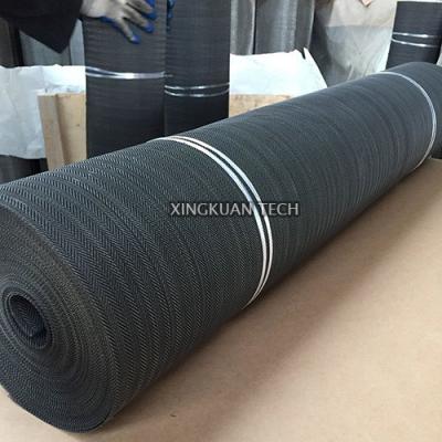 中国 ゴム製 プラスチック企業40の網60の網80の網のための黒い編まれた金網の布 販売のため