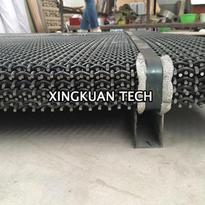 China Mineral Quarry Pre Crimped Wire Mesh , heavy duty metal screen mesh for sale