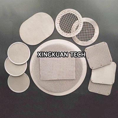 China Plain Steel Material Extruder Filter Screen For Plastic Chemical Extrusion for sale
