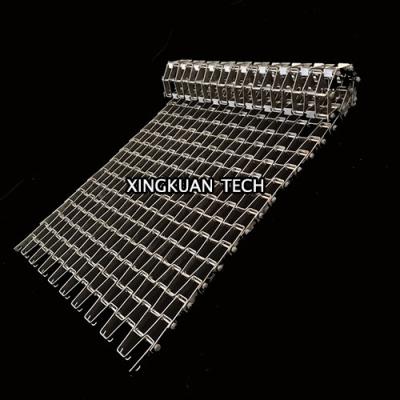 China Horseshoe Chain Flat Flex Conveyor Belt for baking cleaning and drying for sale