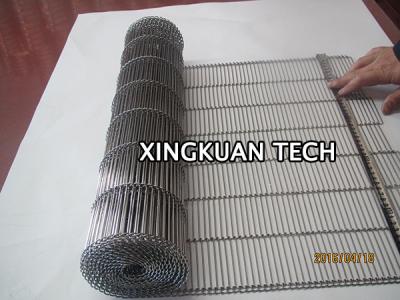 中国 ステンレス鋼201 304コンベヤー機械の変更の部分のための316の平たい箱の屈曲ベルト 販売のため