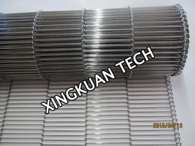China Flat Flex Conveyor Belt Wire Mesh For Pizza Oven Or Frying Food for sale