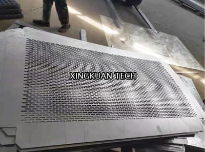 China Slotted Oblong Hole Perforated Wire Mesh Sheet For Wine And Food Industries for sale