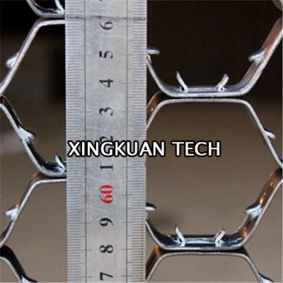 China Lance Type Metal Hexagon Mesh for Refractory Lining Carbon steel Q235 0Cr13 Material for sale