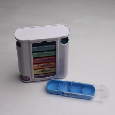 China ABS + PC Plastic Pill Box Tablet Organiser For Promotion Gift In Supermarket for sale