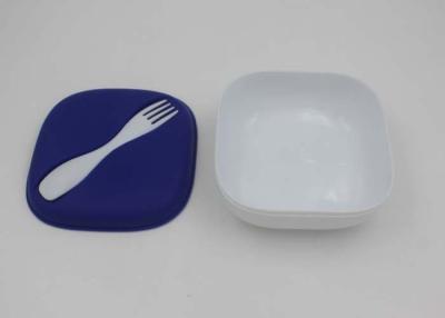 China Biodegradable Microwave Plastic picnic Lunch Box Containers With Fork And Spoon for sale