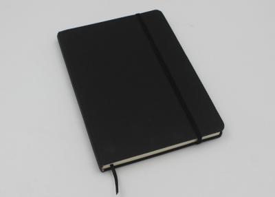 China Custom A5 Size Recycled Paper Notebook with Embossed Logo Moleskine Style for sale