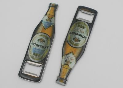 China Funny Wedding Stainless Steel Automatic Bottle Opener With Epoxy Logo for sale