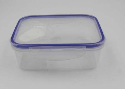 China Dishwasher Safe Air Tight clear Plastic Lunch Boxes / Lunch Containers With Dividers for sale