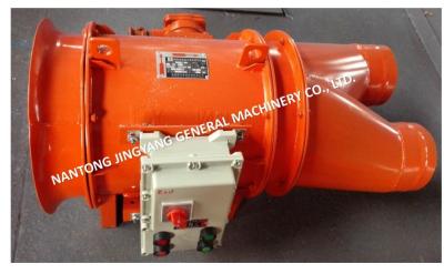 China Nantong Jingyang General Machinery Co., Ltd.-Marine Flameproof Axial Flow Local Ventilator YCBT52-2 11KW Double Outlet for sale