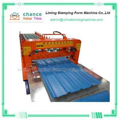 China Color Steel  Trapezoidal Roofing Sheet Roll Forming Machine for sale