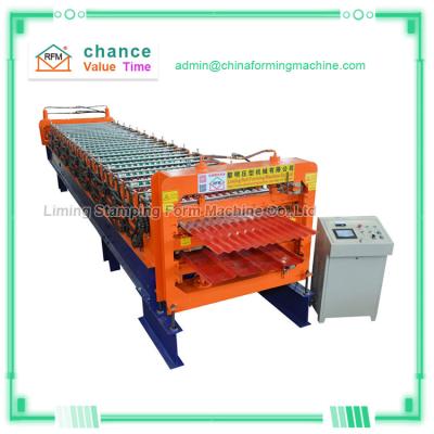 China SGS Double Layer Roll Forming Machine , L7.5m Roofing Sheet Machine for sale