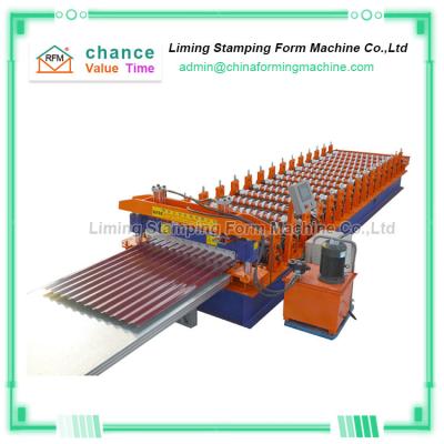 China Galvanized Aluminium Roofing Sheet Roll Forming Machine 16 Rows for sale
