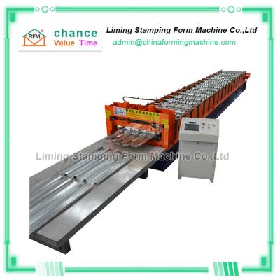 China Aluminum Roofing Tile Machine , 8m/min Roof Tile Roll Forming Machine for sale