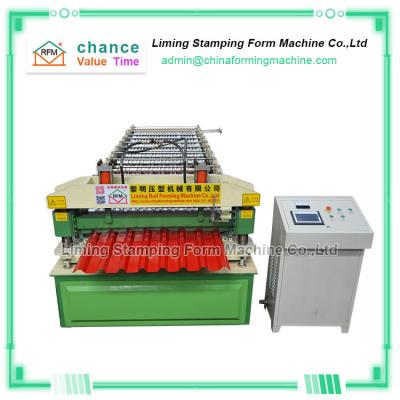 China T0.7mm Metal Roofing Sheet Making Machine , BV Sheet Roll Forming Machine for sale