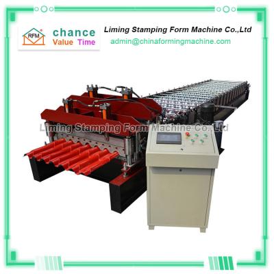China 7.5kw Roof Tile Manufacturing Machine , 5t Steel Profile Roll Forming Machine for sale