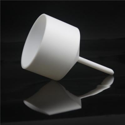 中国 Pure White PTFE Funnels Corrosion Resistance Anti Pollution And Insulation 販売のため