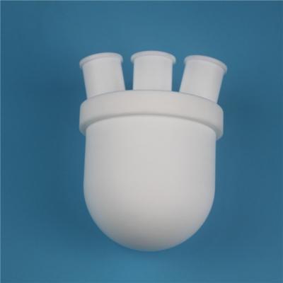 中国 500ml PTFE Reaction Flask With Stoppers Smooth Inner Wall For Heating Water Baths 販売のため