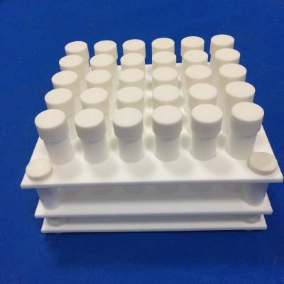 China Teflon PTFE Test Tube Rack 4 10 21 27 Hole Glassware And Plasticware for sale