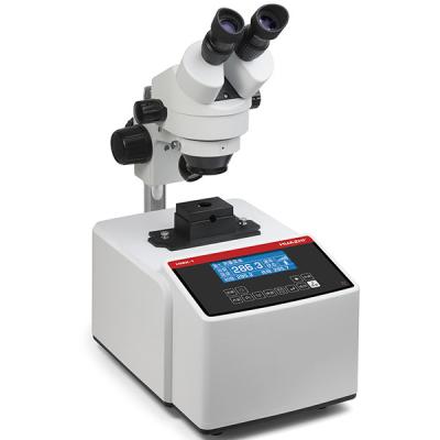 China Aparato automático del punto de fusión del manual con el instrumento de la farmacia de la comida del microscopio 40X-100X en venta