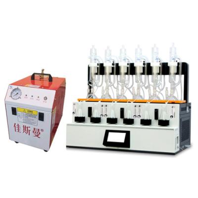China Simple Steam Distillation Apparatus For Essential Oils 6 Hole Infrared Equipment for sale