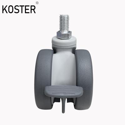 China 4 Inch TPR Swivel Caster Wheel ISO 9001 With 350kg Maximum Load for sale