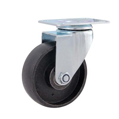 China Customized Request Industrial Casters Diameter 100mm Pl Material Caster Wheel for sale