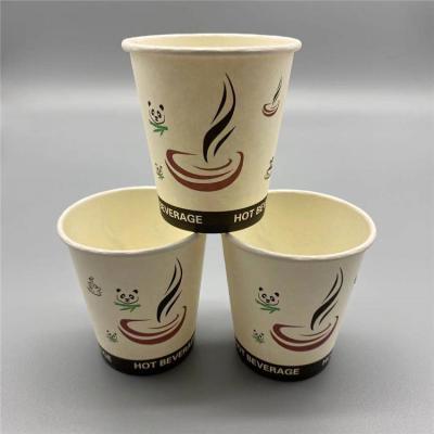 China Single Wall 9oz Paper Cups bio 16 Oz Takeaway Coffee Cups for sale