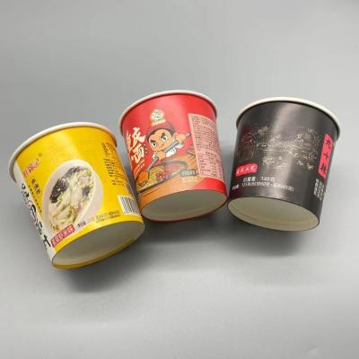 China de papel biodegradable 32oz rueda el cuenco de ensalada de Kraft 750ml en venta