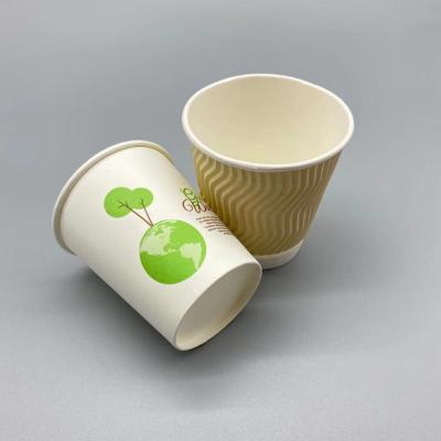 China SGS 8 Oz Paper Ice Cream Cups Single PE Coated Paper Cups for sale