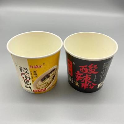 China Solo cuenco de ensalada impermeable de Kraft del cuenco de papel 750cc del PE 1300ml en venta