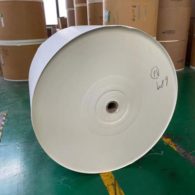 China PE lateral do rolo inferior do copo de papel de 300G 320G o único revestiu um núcleo de 6 polegadas à venda