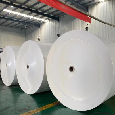 China Biodegradable 130cm PE Paper Roll 1.85 Stiffness Cup Stock Paper for sale