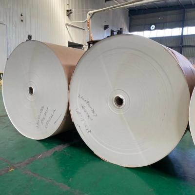 China Eco Friendly Jumbo Paper Roll 300Gram Recycled Kraft Paper Roll for sale
