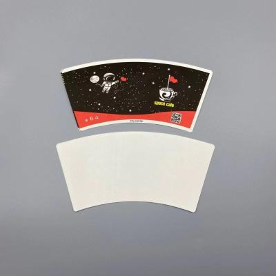 China Fã impermeável do copo de papel do estoque do copo de Eco para a bebida quente e fria à venda