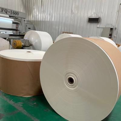 China 160gsm 170gsm PE Coated Paper Roll Offset Cupstock Paper for sale