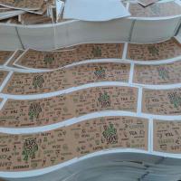 China Wegwerf-PET beschichtete wasserdichter Papierschalen-Fan-Umweltschutz zu verkaufen